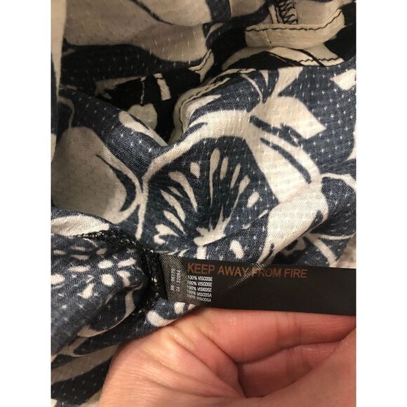 Brand New Anthropologie Sheer Mini Criss Cross Swing Dress Black & White - Picture 7 of 8